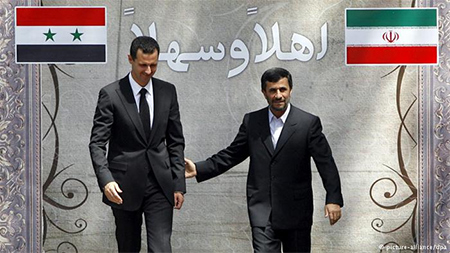 bashar al assad con ahnadinajed